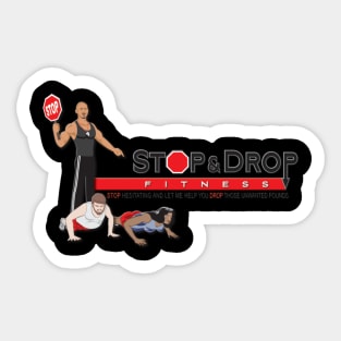 Stop and Drop Fitness Sticker